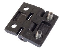 Zinkstøbt hængsel 40x40 sort