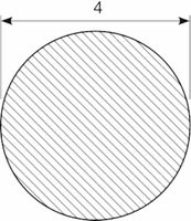 Svampegummisnor EPDM Ø 4 mm