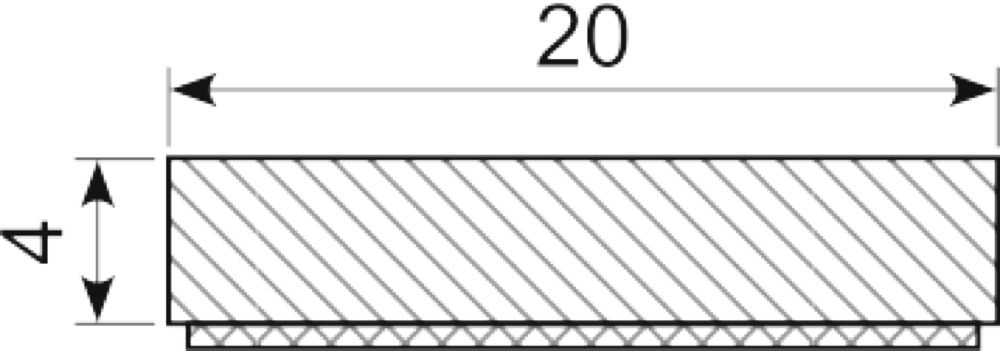 Sicocell 20 x 4 mm