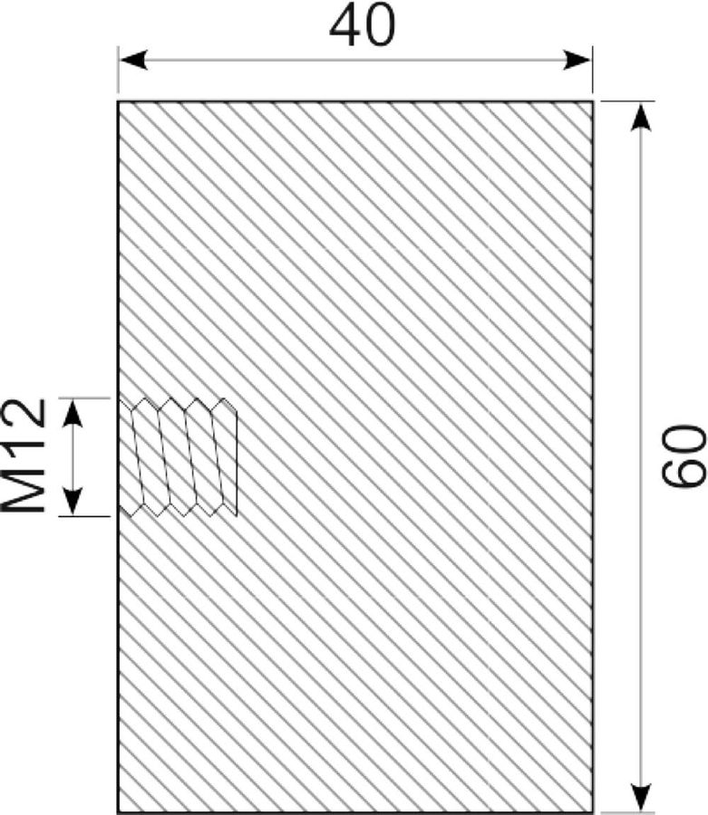 Vibrationsdæmper Ø60x40 mm