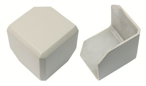 Alu casted corner grey powder