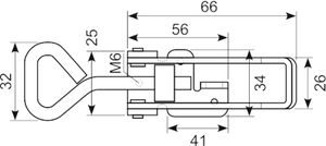 Excenterlukker 103-118 mm galv