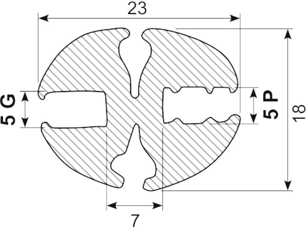 Rudeprofil EPDM