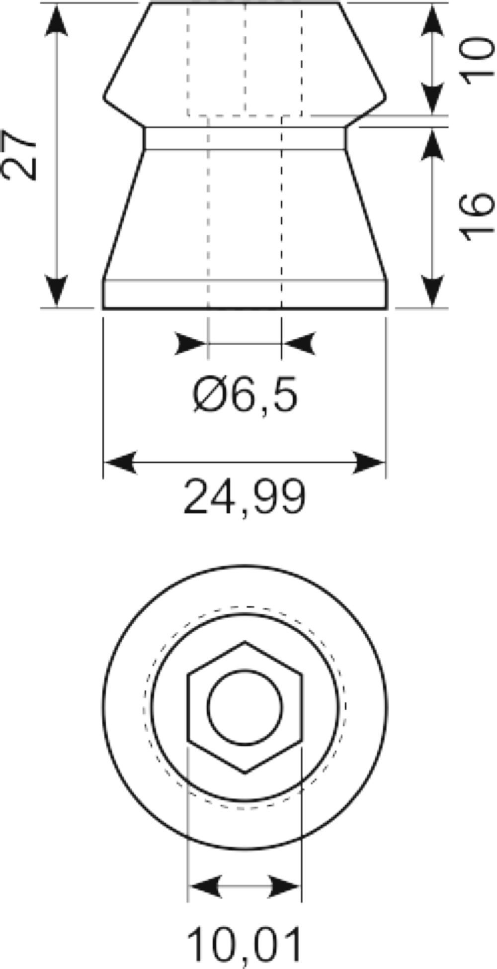 Dørholder han-del. PVC tap