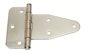 Hængsel rustfri poleret