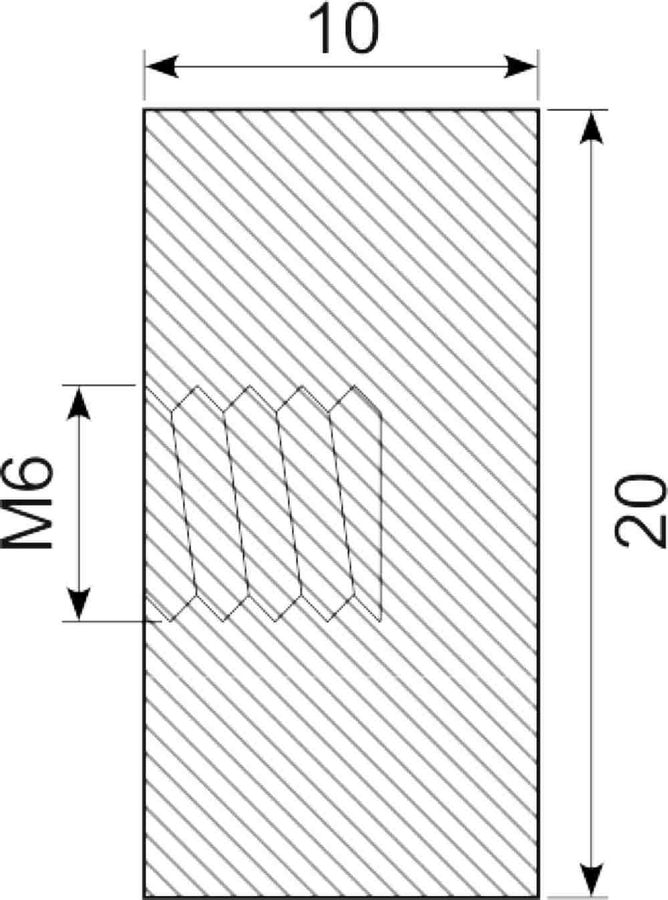 Vibrationsdæmper Ø20x10 mm