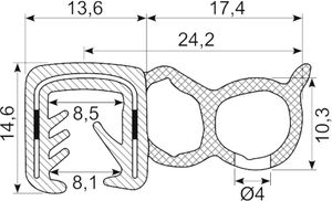 Kantliste Co.ex EPDM