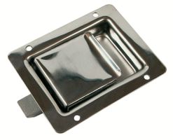 Indbygn.lås rustfri 120x95 mm