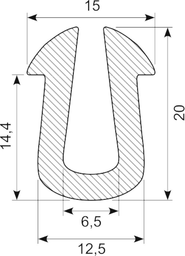 U-Profil EPDM