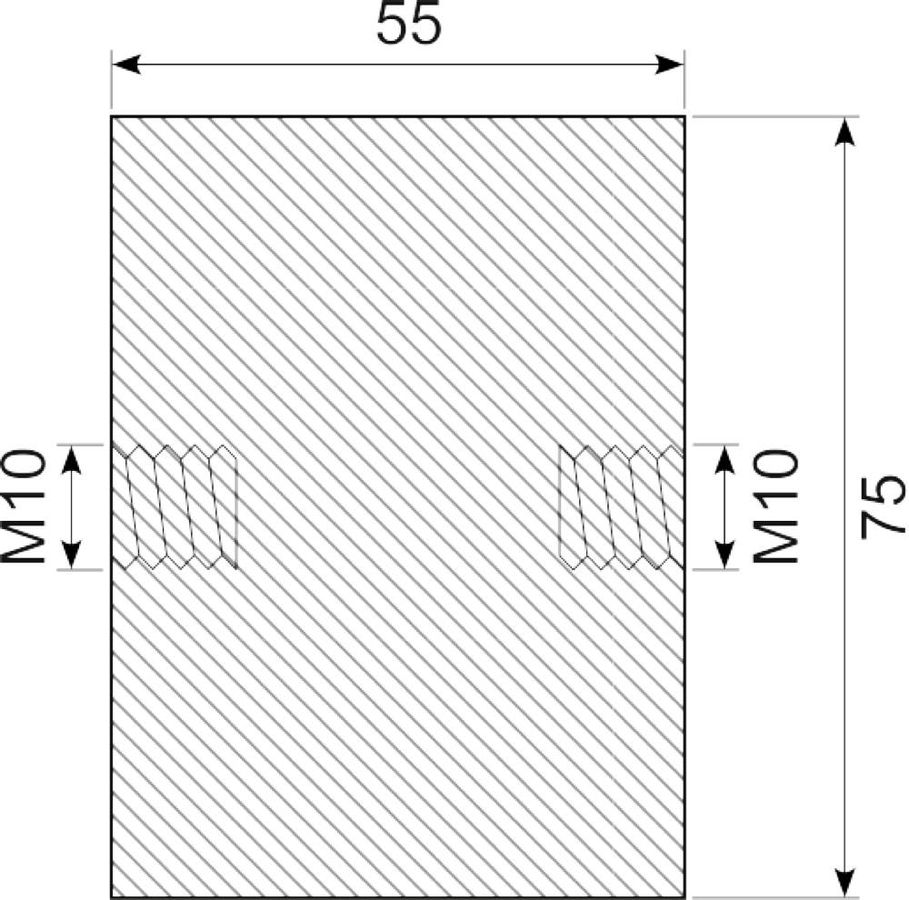 Vibrationsdæmper Ø75x55 mm