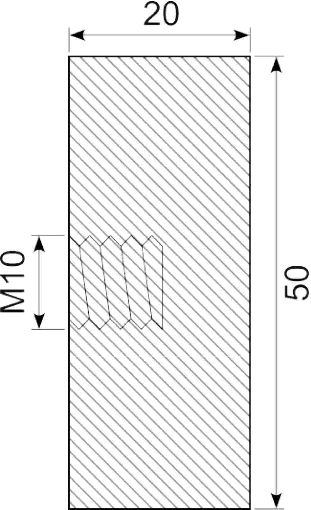 Vibrationsdæmper Ø50x20 mm