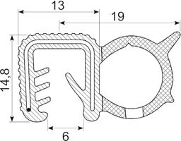 Kantliste Co.ex EPDM