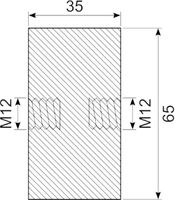 Vibrationsdæmper Ø65x35 mm