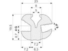 Rudeprofil EPDM