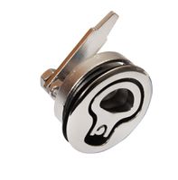 Indbygningslukker Ø76 ss316
med 12mm skål/bagplade
med tun