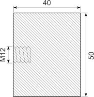 Vibrationsdæmper Ø50x40 mm