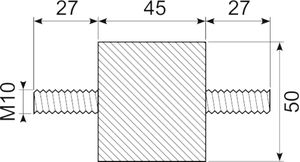 Vibrationsdæmper M5045/m10x27