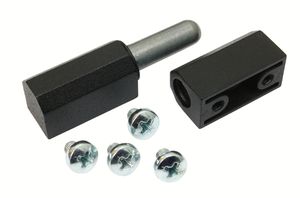 Zinkstøbt hængsel sortmalet