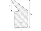 Pile svampegummi. EPDM