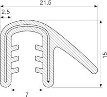 Kantl. Silikone grip 5.5-6.5