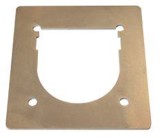 Bundplade for surring 105x105