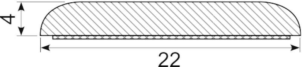 Sico-Trim sort. 22 mm.