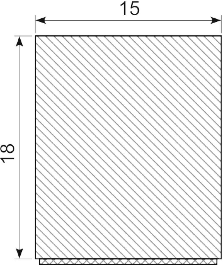 Sicocell EPDM 15 x 18 mm