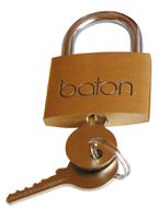 Messing hængelås 40 mm