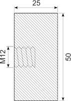 Vibrationsdæmper Ø50x25 mm