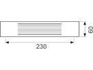 Dørstrop 60x230 mm (224)