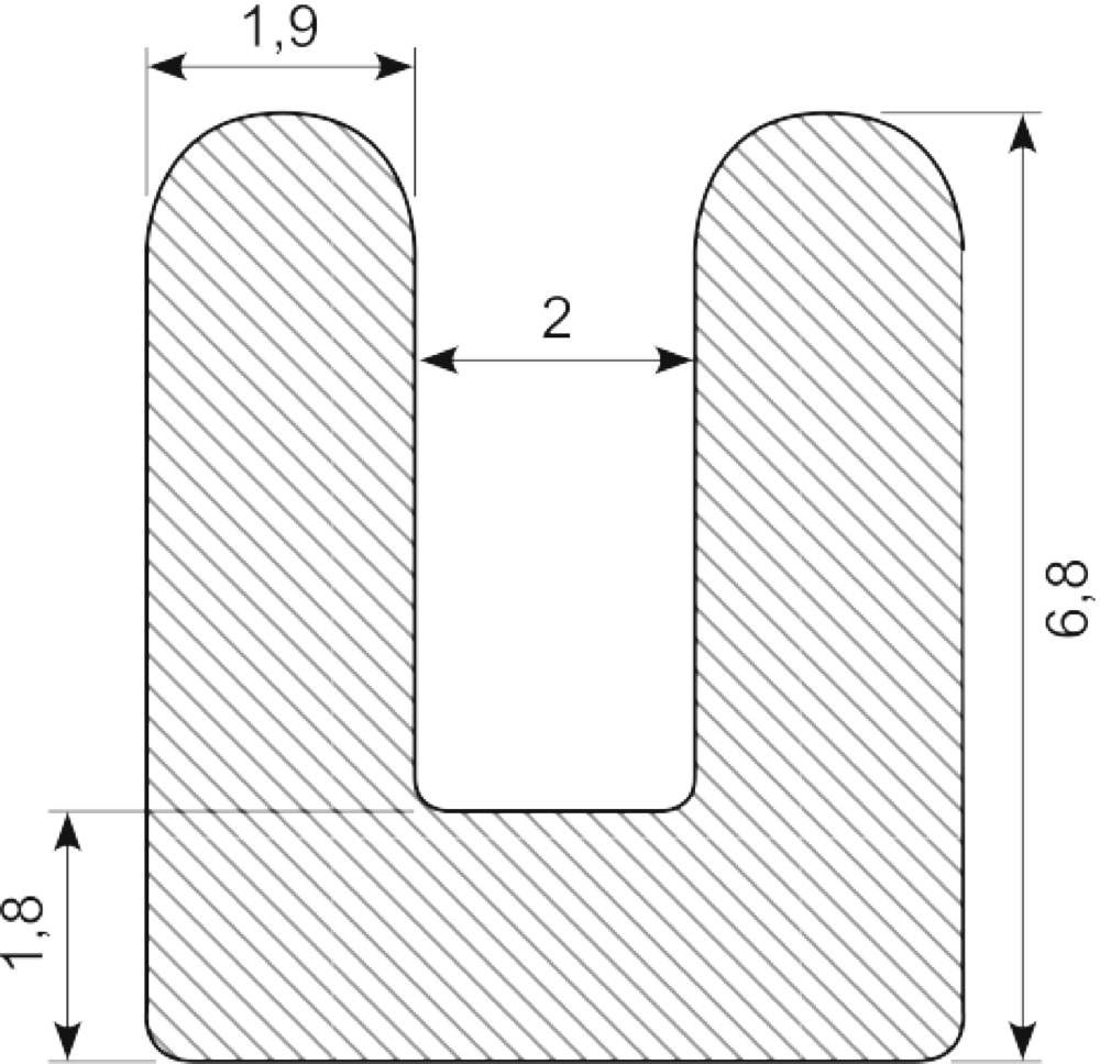 U-Profil EPDM