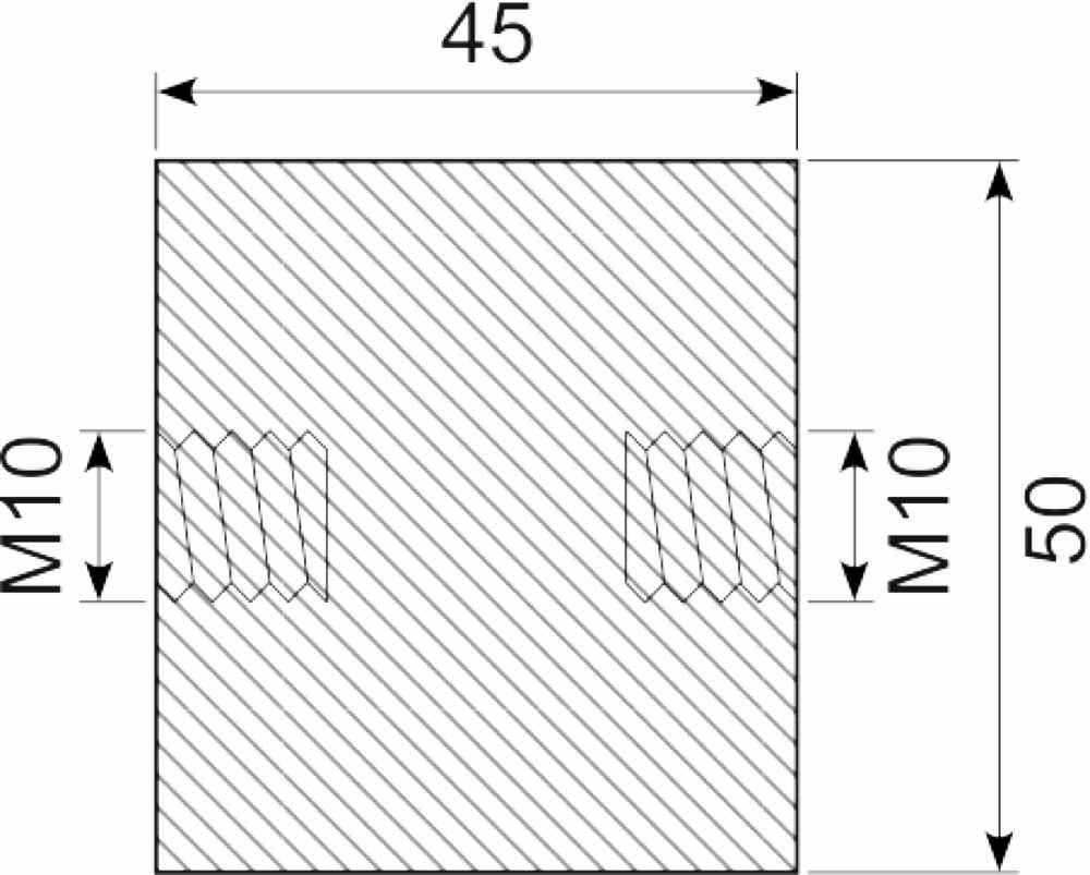 Vibrationsdæmper Ø50x45 mm