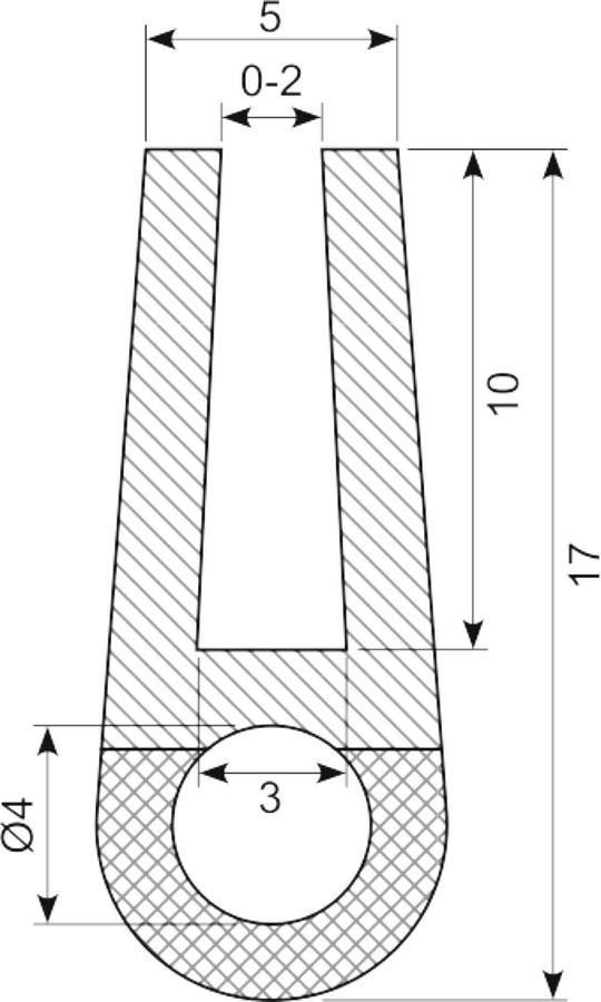 U-Profil EPDM