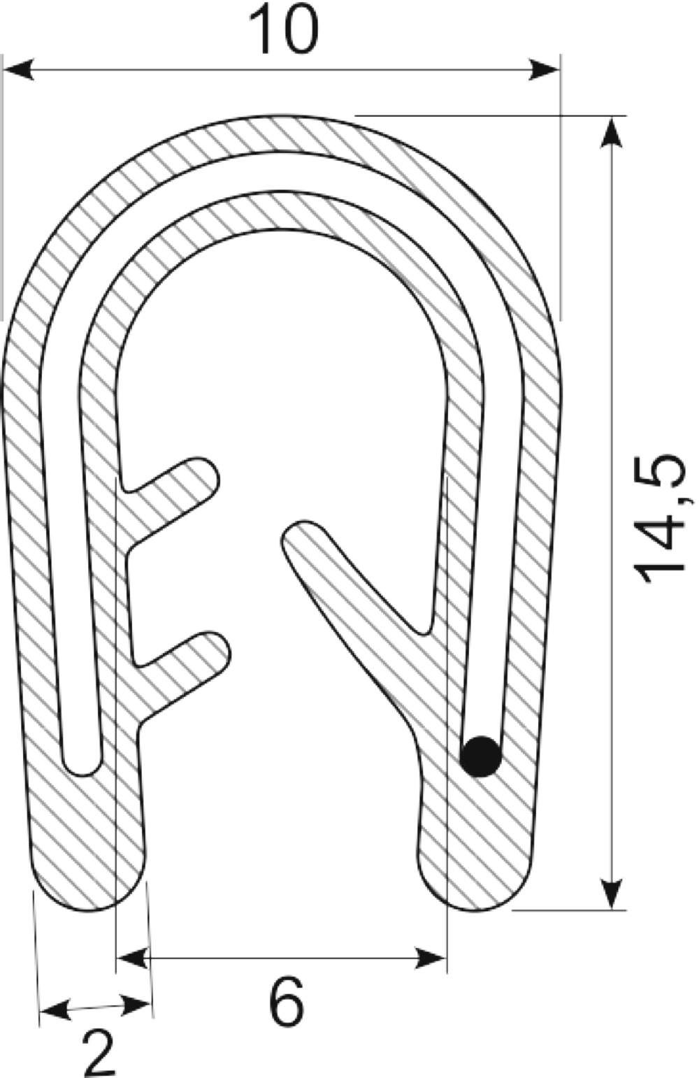 Kantl. Silikone grip 2.0-4.0