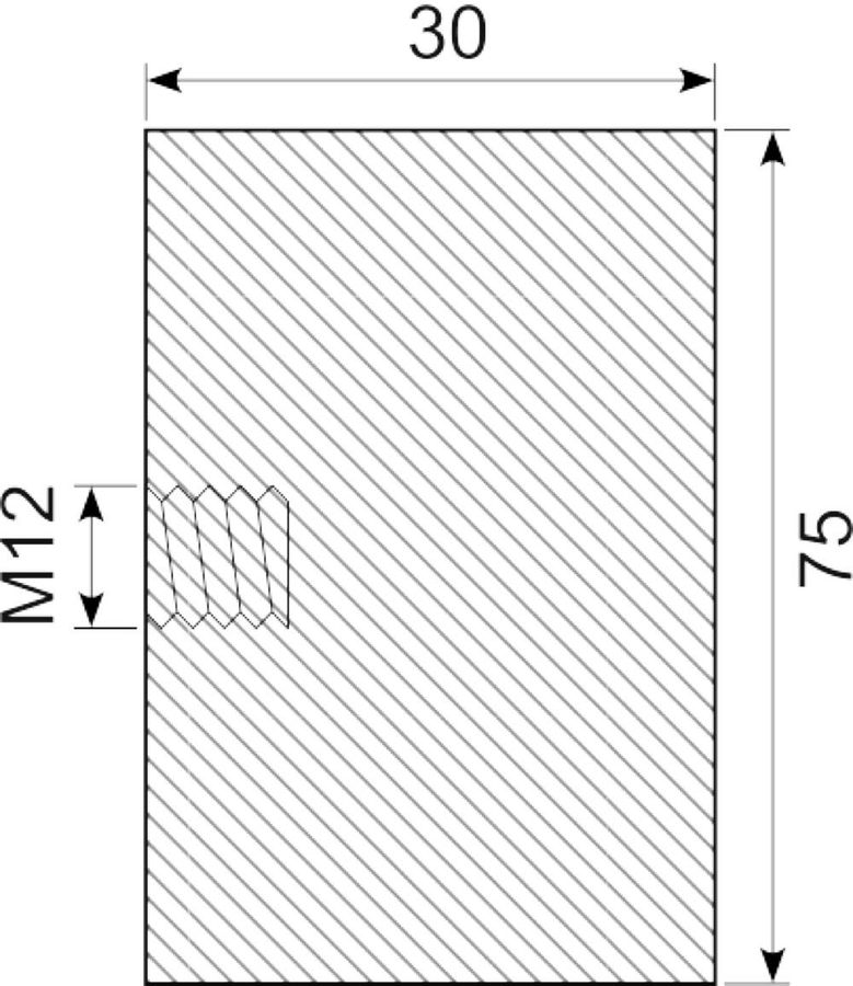 Vibrationsdæmper Ø75x30 mm
