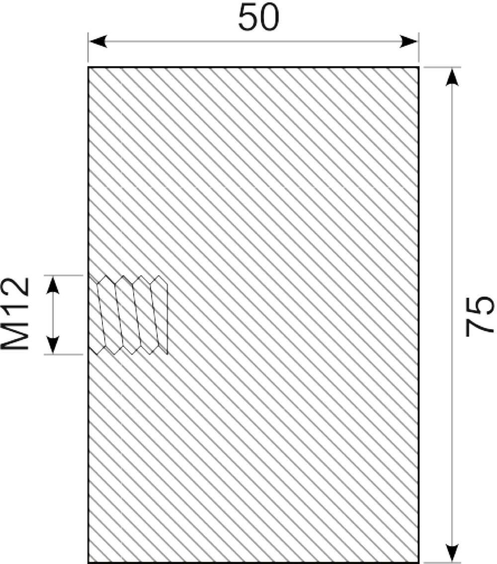 Vibrationsdæmper Ø75x50 mm