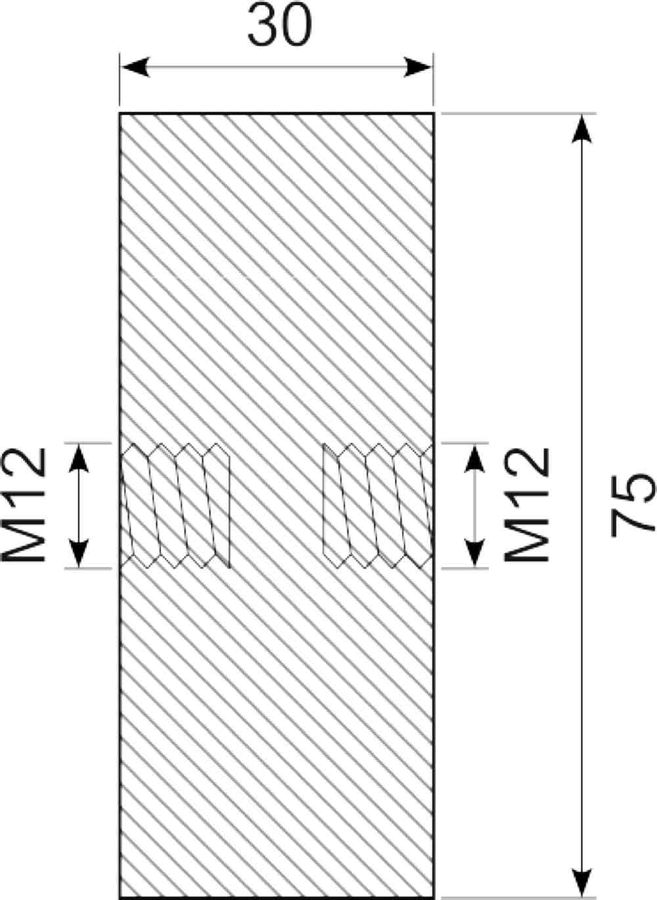 Vibrationsdæmper Ø75x30 mm