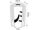 Kantliste PVC grip 2.0-4.0 mm(2-5mm)
