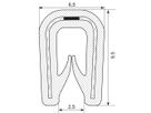 Kantliste 9.5x6.5mm PVC SH 70
0.8-2.0mm
Steel Insert 17.5x
