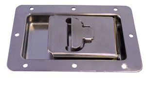 Rustfri lås med vippegreb