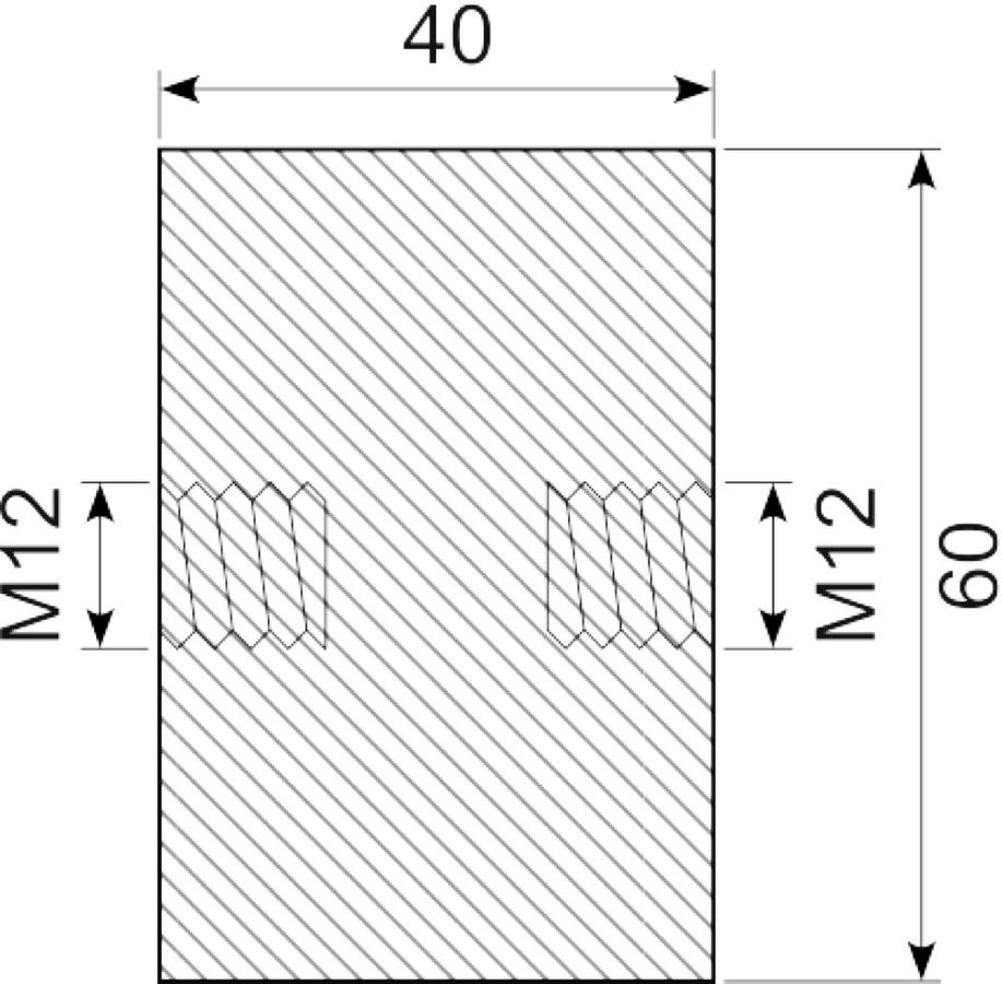 Vibrationsdæmper Ø60x40 mm