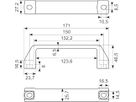 Greb 150mm sort