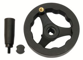 Håndhjul Ø100 m.Ø12 montagehul