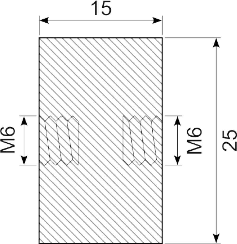 Vibrationsdæmper Ø25X15 mm