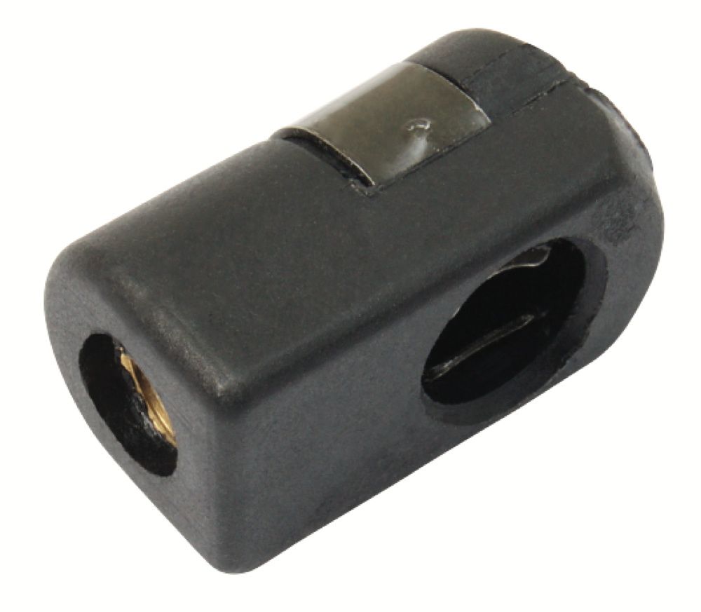 Kugleled kunststof sort-8 mm