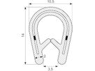 Kantliste EPDM grip 1.0-3.0 mm