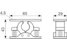 Dørholder nylon m/Fjedre kompl
Rohs conform