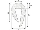 Fenderliste PVC sort
27 mm - 8 mm kant