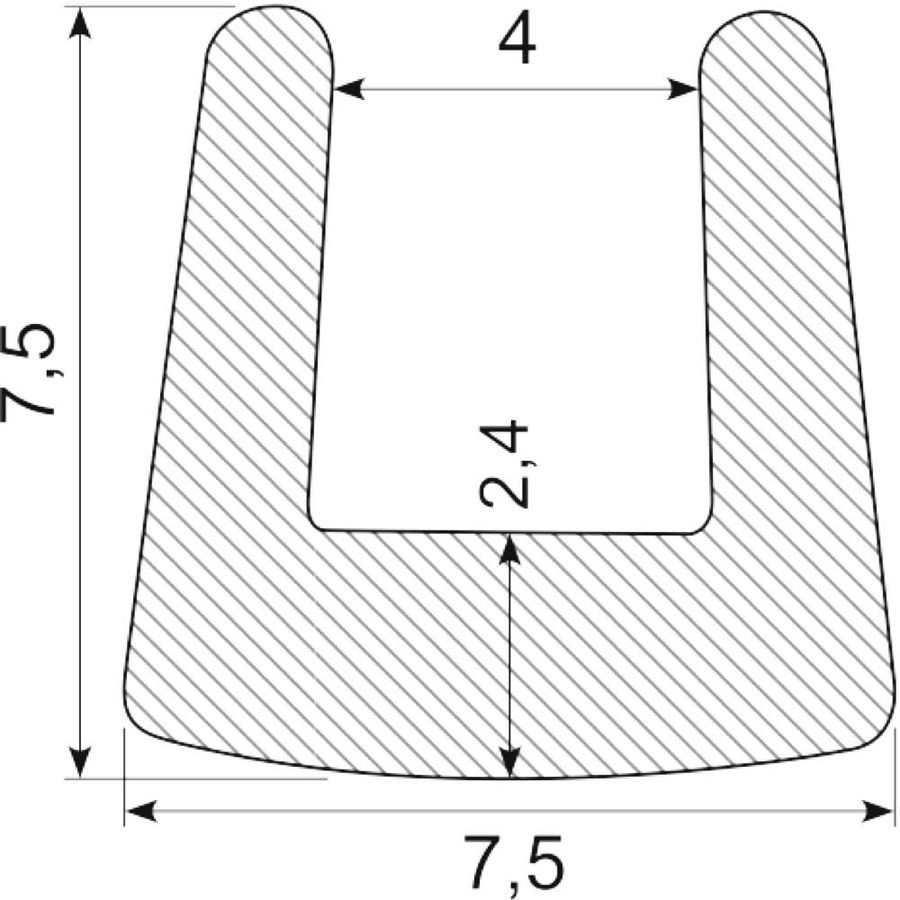 U-Profil EPDM