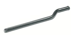 Skærmholder bøjet. sort